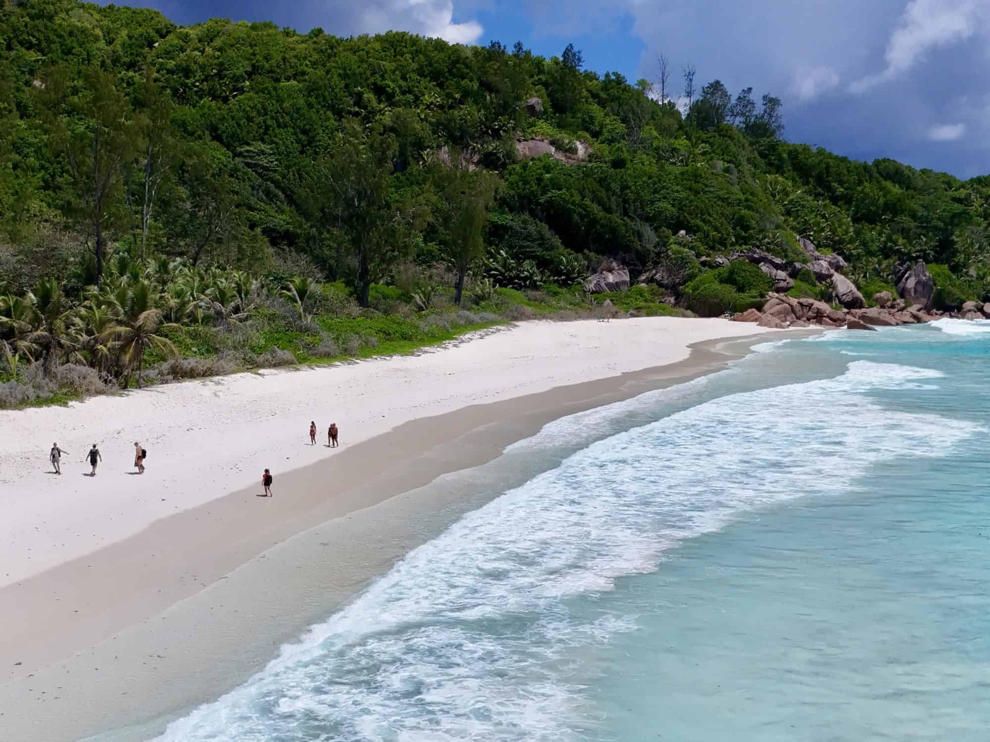 La Digue beaches / plages de La Digue