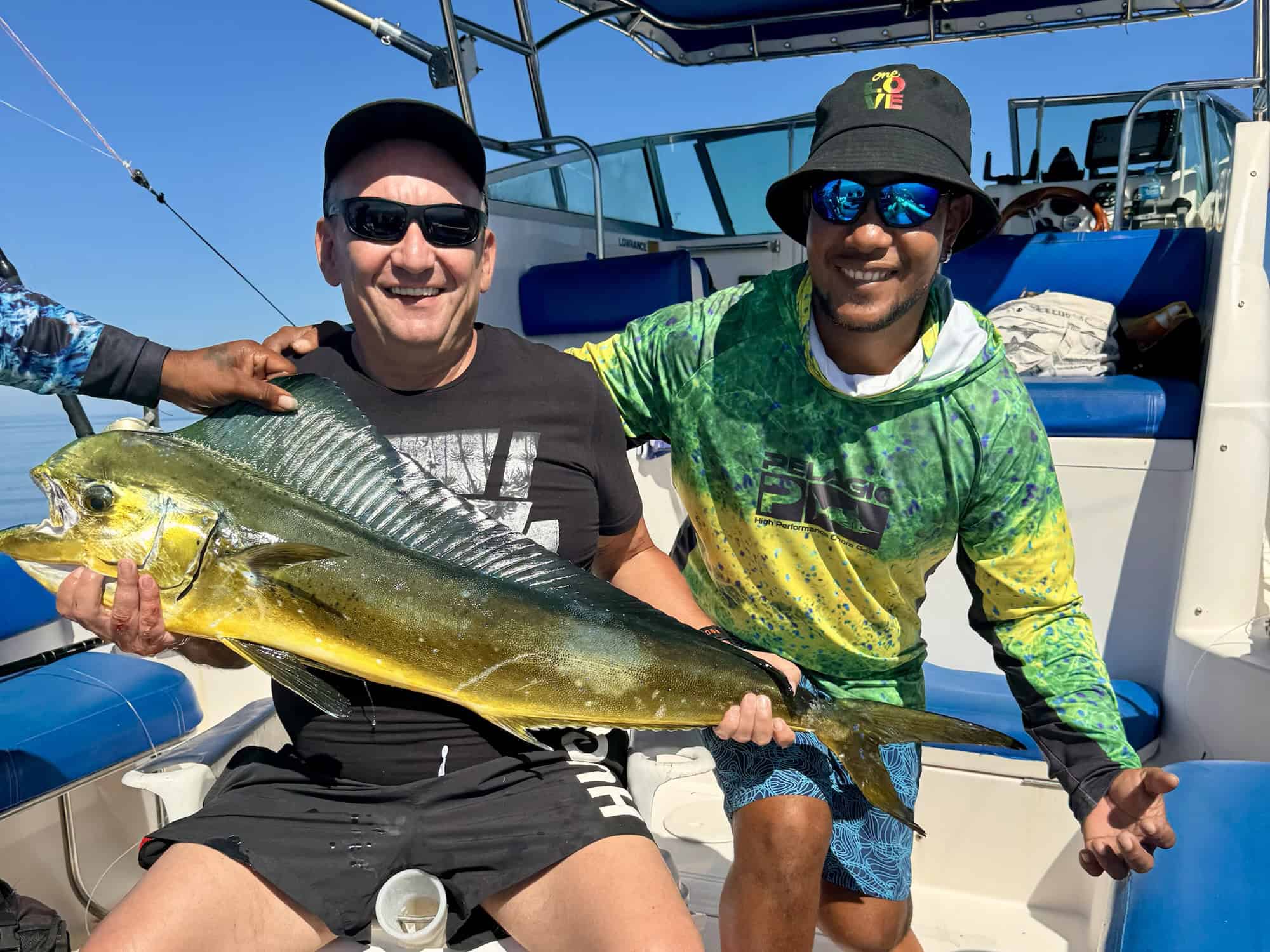 Fresh dorado — fishing moment
