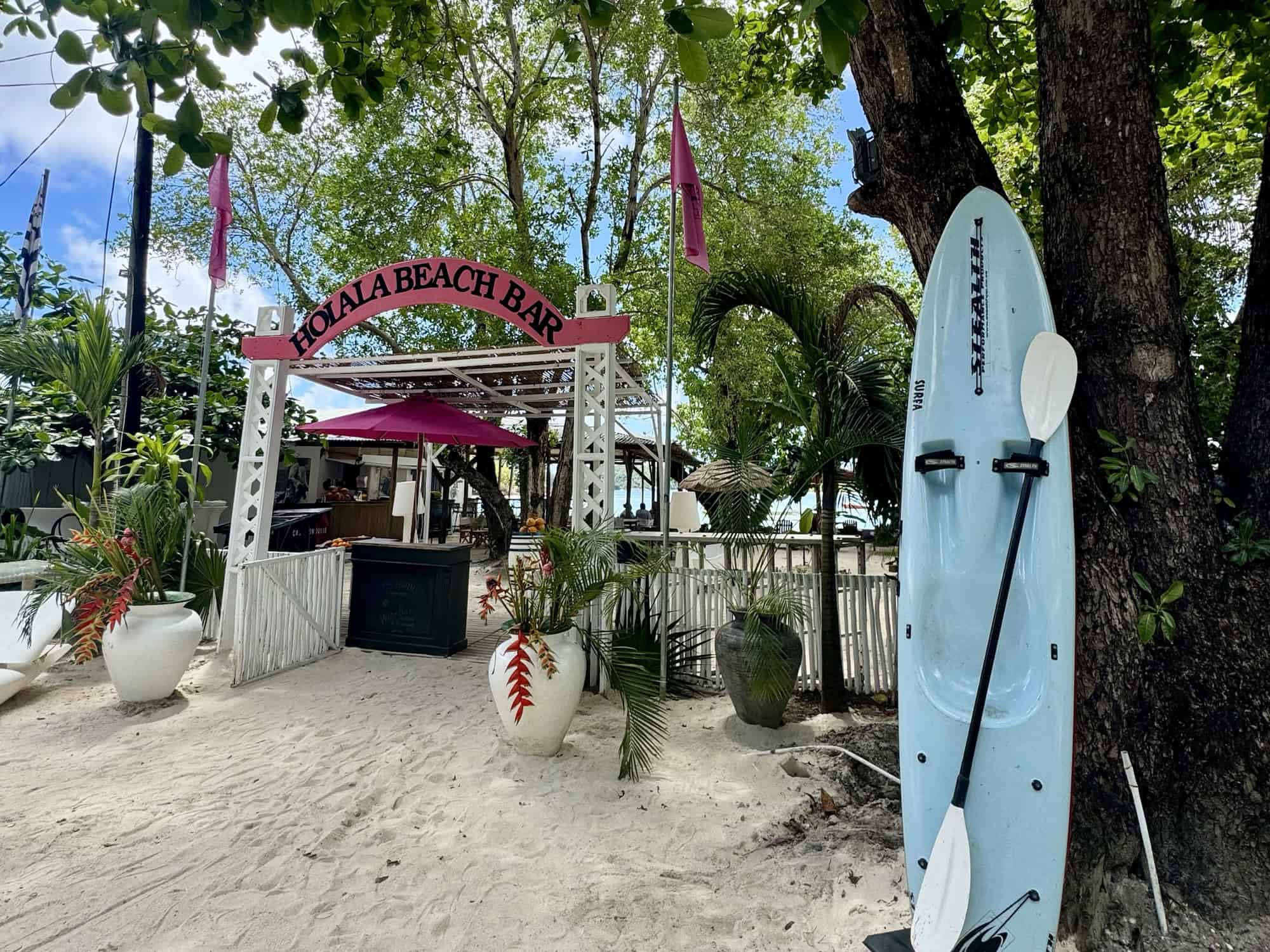 Oh La La — beach deck & hammocks